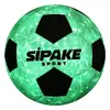 Balón de Fútbol que Brilla en la Oscuridad para Niños, Cuero PU, Adecuado para Estudiantes de Jardín de Infancia y Primaria/Secundaria, Resistente al Desgaste, Tallas 4 y 5, Balón Luminoso