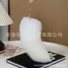 Pingente Pendente de Cauda de Raposa Acessórios para Roupas Chaveiro Fivela Pingente de Bolsa Pelúcia Adereços para Performance COS na Comic-Con