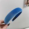 Diadema de Terciopelo para Mujer, Otoño e Invierno, Sensación de Alta Gama, Diadema para Lavar la Cara, Diadema de Copa Craneal Alta, Horquilla para el Cabello Retro Francesa