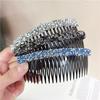 Peine para Recoger el Cabello Suelto, Peine de Cabello con Pedrería, Pinza para Flequillo Llena de Diamantes, Peine de Cabello Colorido, Pasador, Pinza para Pasador, Accesorio para el Cabello