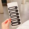 Pinza para el cabello esmerilada con gotas de aceite marrón simple, traje de 3, pinza BB sin costuras, pinza para flequillo lateral combinable para chica coreana