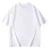 Camiseta de Algodón Puro Jiangfu Ropa de Trabajo Peso Pesado Hombro Caído Manga Corta Camiseta Publicitaria Cultural Hombres Mujeres Estampado Caliente Logo Uniforme de Clase Padre-Hijo
