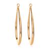 Aretes Calientes Transfronterizos Aretes Simples de Moda Exagerados Anillo de Oreja Grande Estilo Punk Ritmo Callejero Aretes de Moda Aretes Elegantes Europeos y Americanos