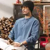 Sudadera pesada de estilo americano, marca de moda, lavado vintage, desgastada, para hombre, nuevo modelo primavera 2026, corte holgado, top moderno para hombre