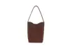 Nova Bolsa Therow Versátil Grande Capacidade Bolsa de Ombro em Camurça Bolsa Saco de Camurça Retrô Bolsa Grande Fosca de Mão