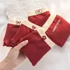 Calzones de Algodón Rojos para Niñas en su Año Zodiacal, Tipo a Ropa Interior de Algodón, Refuerzo Antibacteriano, Calzones de Algodón Puro para Niñas