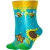 Calcetines de otoño e invierno de Amazon para mujer, calcetines de animales, calcetines de frutas, calcetines de marea para hombre, calcetines de comida divertidos.