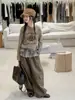 Conjunto moderno de estilo urbano para niña pequeña, ropa para adolescentes, camiseta popular de otoño para estudiantes de secundaria