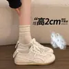 Zapatos Casuales Plateados Estilo Universitario para Mujer 2026 Verano Nueva Moda Estilo Coreano Zapatos de Malla Transpirables Tenis Deportivos Versátiles