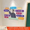Adesivos de Parede Culturais para Sala de Aula Escolar Decoração Layout Ensino Fundamental II Contagem Regressiva para o Exame de Admissão à Faculdade Slogan Inspirador para Estudantes Adesivos Pinturas Penduradas