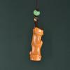 Colgante de Bambú Tallado de Madera de Arcoíris, Colgante de la Fortuna de Bambú, Cadena para Teléfono Móvil, Llavero, Colgante, Joyería, Regalo