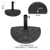 Base para Guarda-Sol de Exterior Base de Resina Tanque de Água Mármore Peso Móvel Pedestal de Cimento Preenchível com Água Preenchível com Areia Suporte para Guarda-Sol