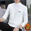 Camisa Larga de Doble Cara de Forro Polar para Hombre con Cuello Alto Medio Capa Base Ropa Interior Térmica Superior Camisa Ajustada para Hombre con Forro Polar Venta al por Mayor