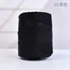 Ligero de 3 mm de Grosor Hilo Hueco Hilo de Seda de Hielo Bolso Tejido a Mano con Ganchillo Cojín Hilo para Sombrero de Sol de Verano