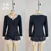 Vestido Feminino de Manga Longa Patchwork Color Block Estilo Europeu e Americano para o Dia a Dia Primavera e Outono 2026 Novo Comércio Exterior Transfronteiriço