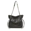 Bolso de hombro acolchado chic y moderno para mujer, nuevo modelo de primavera 2026, gran capacidad, elegante bolso cruzado con cadena