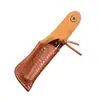 Funda de Cuero Engrosado para Cuchillo de Exterior Funda para Navaja Plegable Funda de Cuero para Navaja Estuche para Cuchillo Cubierta Protectora Funda para Cuchillo Estuche de Almacenamiento para Cuchillo Militar