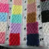 Tejido de Velour Teñido con Rayas Onduladas de una Sola Cara, Franela con Cuadrícula de Piña 100% Poliéster para Ropa de Moda de Otoño e Invierno y Textiles para el Hogar al por Mayor