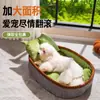 Cama de banheira de inverno, adequada para todas as estações, alto valor estético, cama de animal de estimação destacável para cães e gatos grandes, colchão de dormir quente para cães