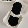 Calcetines Invisibles de Algodón Delgado Estilo Pastoral, Calcetines de Verano Finos Florales de Corte Bajo Sin Mostrar para Combinar con Zapatos Pequeños de Cuero