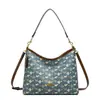 Bolsa Transfronteiriça de Luxo Grande Capacidade Feminina 2026 Nova Estampa Retrô Bolsa Tote Feminina Bolsa de Ombro Bolsa Transversal