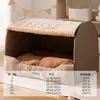 Ninho para Gato com Espaço Amplo, Casa para Gato Espessa e Quente, Ninho Grande para Cães de Porte Pequeno, Médio e Grande, Ninho Fechado para Animal de Estimação para Golden Retriever Adulto e Filhote