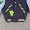 Uniforme de Béisbol Bloque de Color Estilo Hong Kong 2025 Nueva Chaqueta de Primavera y Otoño para Hombres y Mujeres, Chaqueta Deportiva Juvenil Holgada Americana