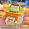 Molde para hornear Pudín Chubby Japonés Vaso Horneado a Alta Temperatura Desechable Doble Piel Leche Aire Queso Vaso Caja de Embalaje