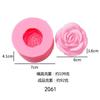 Molde de silicona para velas de rosas, molde de silicona para yeso de aromaterapia