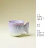 Ino Kuisong Polvo Brillo Cristalizado Niebla Taza Mariposa de Ensueño Taza Maestra de Gama Alta Taza de Té Especial para Mujeres Juego de Té Kung Fu
