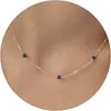 Amazon Cadena de eslabones Flash Transfronteriza Elegante Collar de Corazón Abierto Estrella Abierta Joyería de Moda Trendy para Chicas