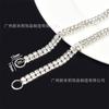 Fábrica atacado dupla fileira strass fivela corrente cueca colete alça de ombro estilingue acessórios decorativos garra diamante corrente jóias acessórios