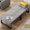 Cama individual simple, Cama para siesta, Cama plegable, Cama de acompañante, Cama de siesta para adultos, Cama pequeña portátil para oficina en casa con ruedas