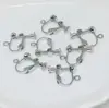 Clip para oreja sin perforación convertidor diy cobre puro cabeza de onda pendiente espiral sin perforación clip para oreja en forma de U sin dolor