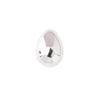 Pingente de gorro prateado brilhante S925 prata de lei prata liso pingente brilhante em forma de gota d'água acessórios para corrente de clavícula DIY