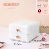 Caixa de Armazenamento de Mesa Estudante Pequeno Rack de Armazenamento Gaveta Simples para Crianças Artigos Diversos Acessórios de Cabelo Papelaria Porta-Canetas de Mesa Armário