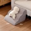 Diretamente do Fabricante: Escadas para Pets, Degraus de Esponja Removíveis e Laváveis para Cães Pequenos, Teddies, para Subir no Sofá e na Cama, Escada de Escalada Antiderrapante