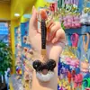 Llavero Hueco de Mickey Incrustado con Pedrería Transfronterizo Llavero de Coche de Dibujos Animados Colgante Llavero de Pedrería Accesorios al por Mayor