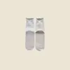 Calcetines de Yoga con Suela de Silicona para Mujer, Calcetines Profesionales de Pilates Fitness hasta la Pantorrilla con Adorno de Encaje, Calcetines Holgados sin Costuras