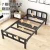 Cama individual plegable habitación de alquiler para el hogar cama dura dormitorio de adultos cama simple cama de hierro portátil cama de acompañamiento cama extra