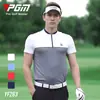 Fornecimento Direto do Fabricante Pgm Roupas de Golfe Masculinas Verão Tops Respiráveis Camiseta de Manga Curta Secagem Rápida Uniformes de Golfe