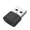 Adaptador Tipo-C a USB Adaptador USB Macho a Tipo-C Hembra Soporta Carga Súper Rápida Pd Otg