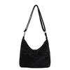 2024 moda estilo coreano simples portátil grande bolsa casual estilo ocidental grande capacidade bolsa nas axilas para estudantes