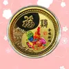 Conjunto Completo de Moedas Comemorativas Zodiacais Coloridas de Viagem para o Ano do Dragão 12 Medalhas Comemorativas Zodiacais para Atividades e Presentes