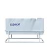 Caja de flores de hierro forjado de acero inoxidable para exteriores departamento de ventas macizo de flores municipal plaza comercial jardinera para árboles valla macetero