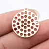 28X25Mm/33X30Mm Pingente Redondo Multicor com Vários Furos Acessórios Atacado Materiais de Acessórios DIY