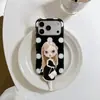 Diseño de muñeca Barbie de lunares grandes, adecuado para funda de teléfono iPhone 18 Pro Max, soporte Apple 17, 16, 15, y ofrece protección contra caídas