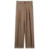 Calça social masculina uniforme DK, estilo coreano outono, calça reta moderna, calça social formal drapeada casual resistente a rugas de alta qualidade