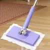 Pinza Mopa Pequeña Portátil Toallitas Húmedas Toallitas Secas Doble Uso Mini Mopa Pequeña Mopa para Inodoro Tela para Eliminación de Superficies y Reemplazo