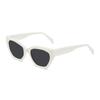 Gafas de Sol Ojo de Gato Personalizadas Europeas y Americanas Transfronterizas de Moda Combinan con Todo Sentido de Alta Gama Sesión de Fotos Callejera Populares en Internet Gafas de Sol de Montura Multilateral Retro